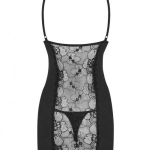 Obsessive-Lingerie-Heartina-chemise-e-perizoma-nera-3
