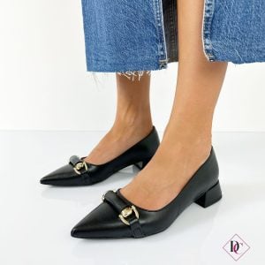 Ballerine Melany décolleté tacco basso eleganti con fibbia