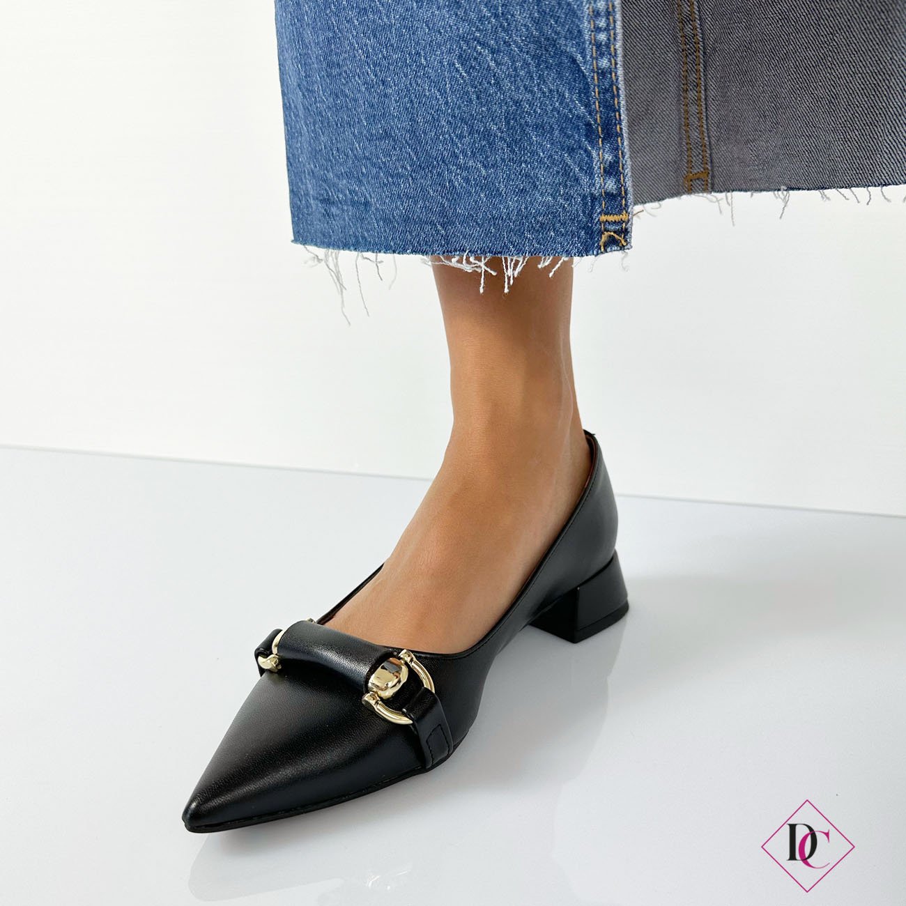 Ballerine Melany D collet Tacco Basso Eleganti Con Fibbia Ballerine Melany D collet Tacco Basso Eleganti Con Fibbia