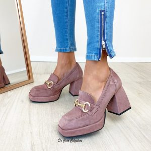 decolte-tacco-largo-camoscio-rosa-antico-de-caro-calzature-1