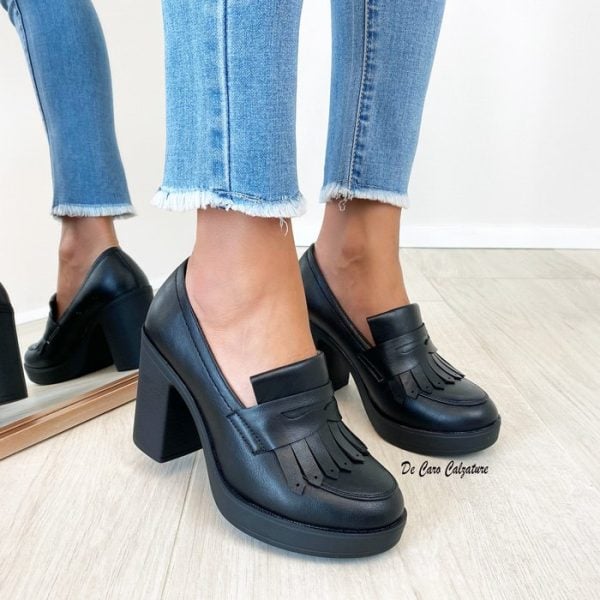 Mocassini Donna Con Zeppa MARCO TOZZI – Scarpe Vegane In Pelle Sintetica, Suola Morbida Feel Me, Vestibilità F