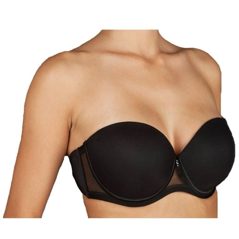 Selene Reggiseno Viola Coppa F Con Imbottitura E Tulle Di Controllo, Modellante E Coprente, Design Con Anelli E Crociati, Perfetto Per Ridurre Irregolarità Su Lati E Ascelle - 2
