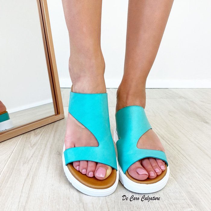Sandali Donna Con Zeppa NOESLOMISMO By DILEMA - Sabot Eleganti E Comodi Per L'Estate