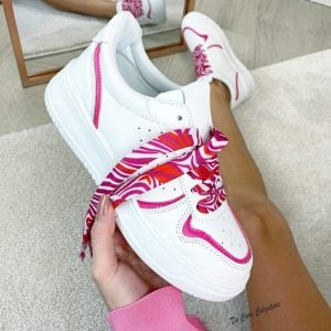 sneakers-bianche-con-lacci-colorati-fucsia-de-caro-calzature-1