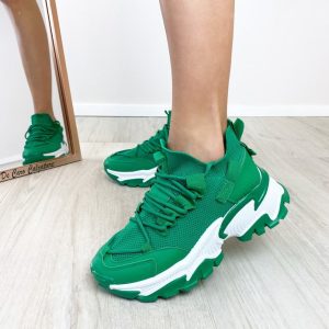 sneakers-chunky-con-calza-elastica-verde-de-caro-calzature-1