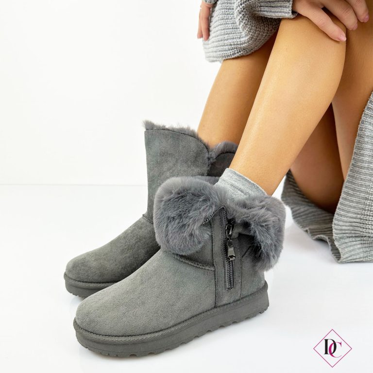 Pantofole donna aperte, antiscivolo in pelliccia - Preziosa Home