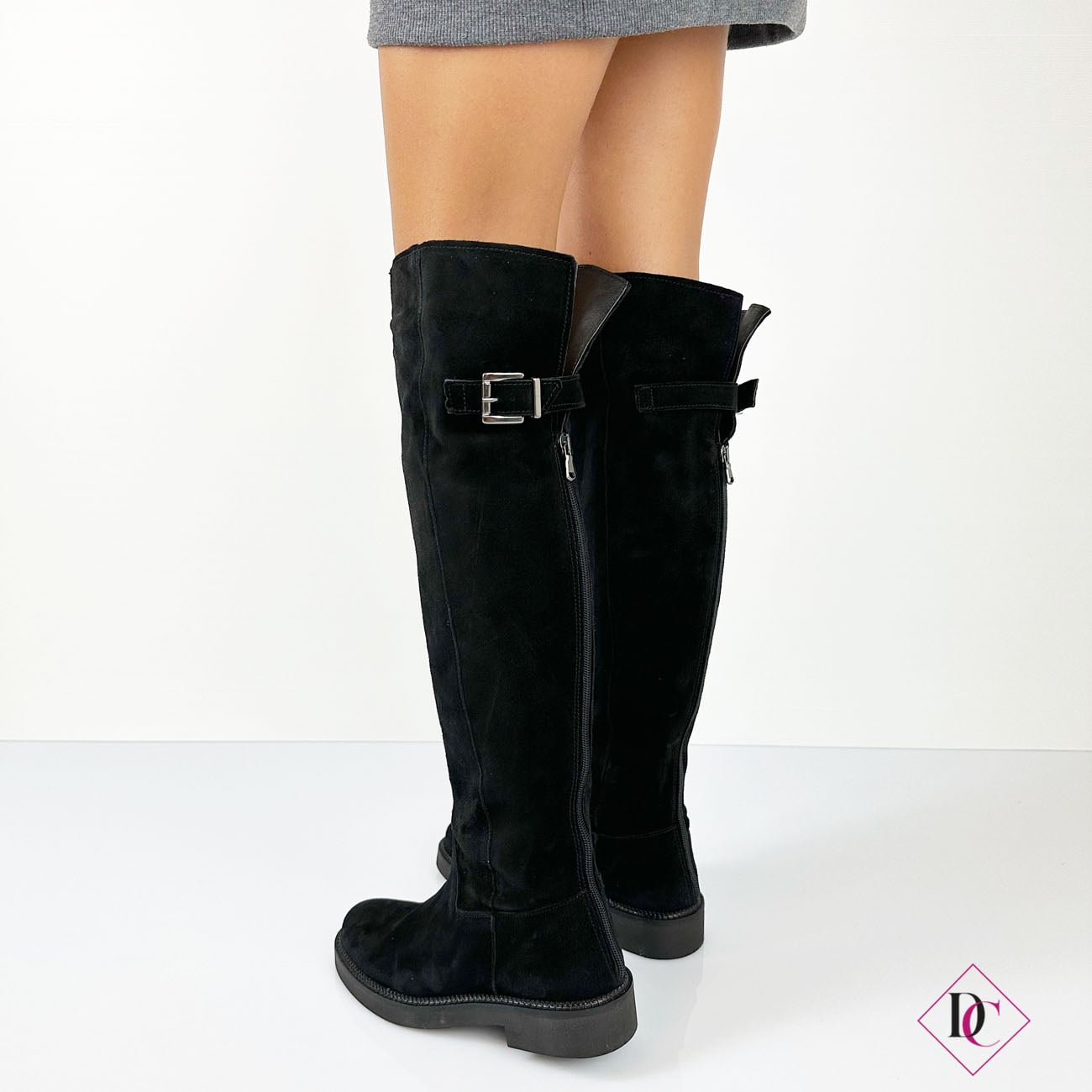 Stivali alti donna in calza elastica rosso effetto autoregge aderente tendenza sopra ginocchio punta con tacco a spillo donna stivali Malu Shoes | MaluShoes
