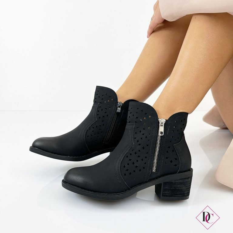 Stivaletti alla caviglia Chelsea da donna, tacco alto chunky