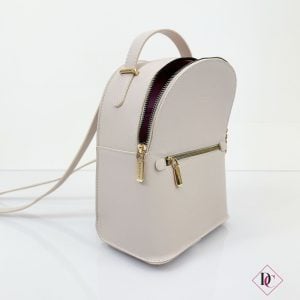 zainetto beige borsa eco pelle alta qualità elegante de caro calzature 3