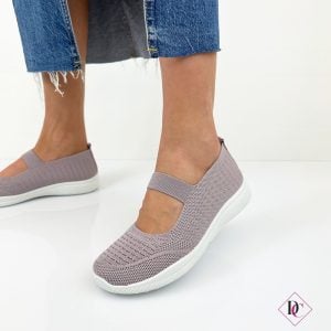 sneakers estive aperte tessuto elasticizzato rosa de caro calzature