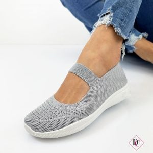 sneakers estive elasticizzate grigio ballerine sportive de caro calzature 2