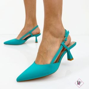 décolleté slingback in tessuto aperte lateralmente tiffany de caro calzature