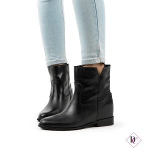 stivaletti neri vera pelle con zeppa interna de caro calzature (2)