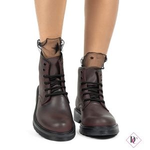 stivaletti bassi vera pelle bordeaux anfibi caviglia bassa de caro calzature (4)