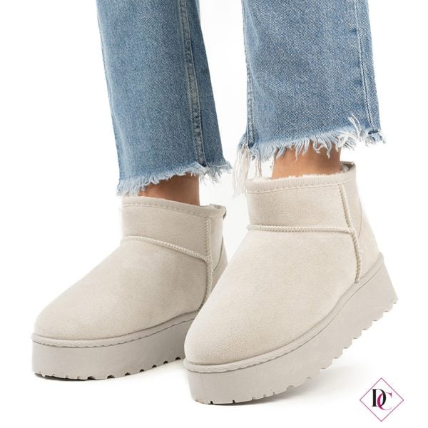 grey boots warm boots with fur de caro footwear (4)