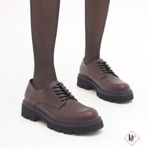 Sneakers eleganti Corona inglesine allacciate tacco comodo
