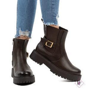 Stivaletti Willow anfibi con elastici laterali e tacco comodo
