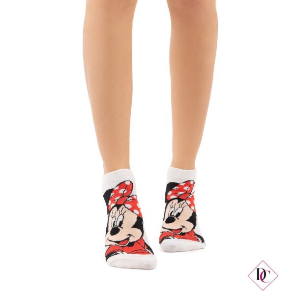 calzini bianchi di cotone stampa disney de caro calzature (2)