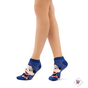 calzini blu fantasmini di cotone stampa disney de caro calzature (1)