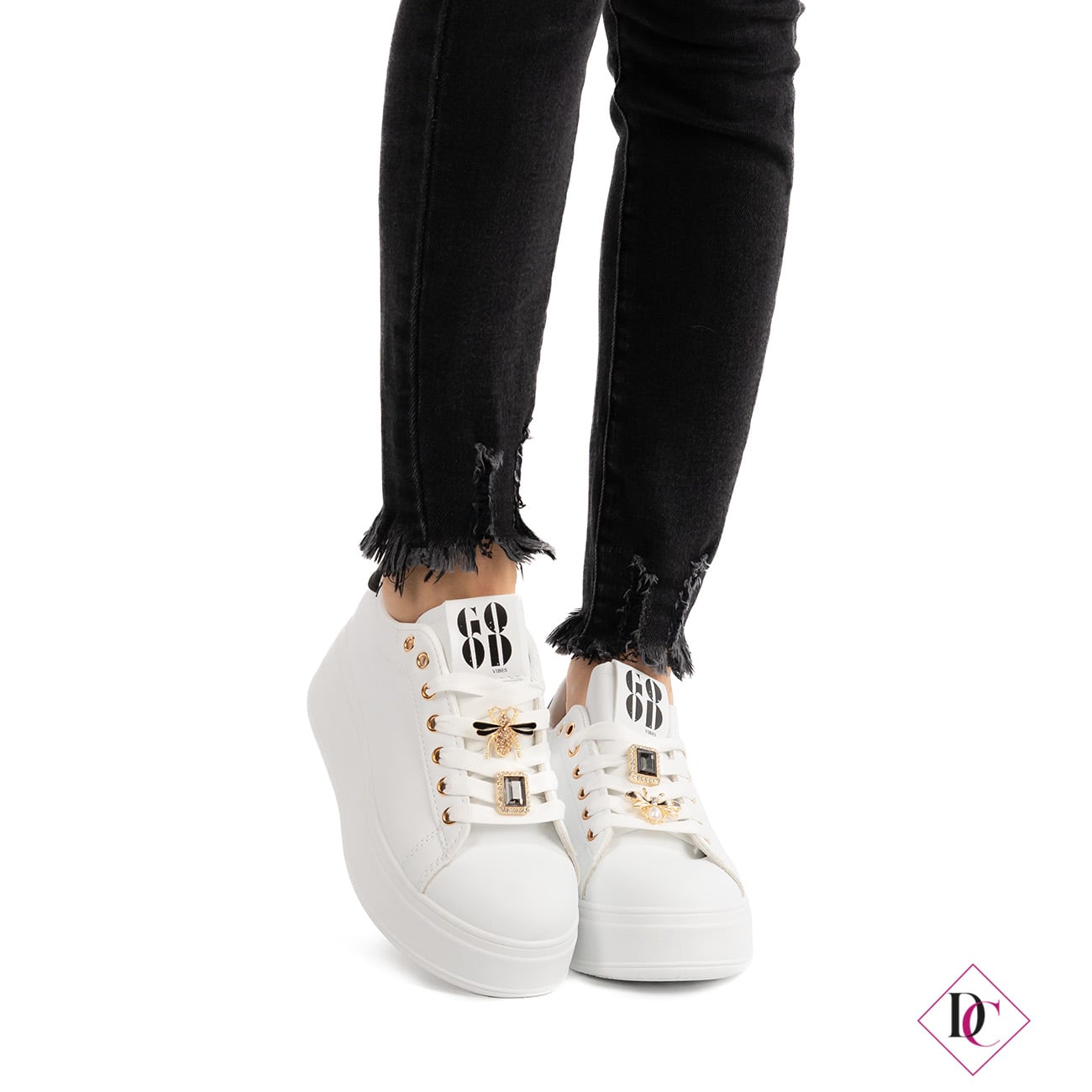 Scarpe Donna Think! Comoda Con Lacci – Pelle Vera E Sottopiede In Sughero, Fatte A Mano In Europa