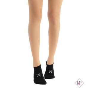calzini elasticizzati fantasmini in cotone nero de caro calzature (2)