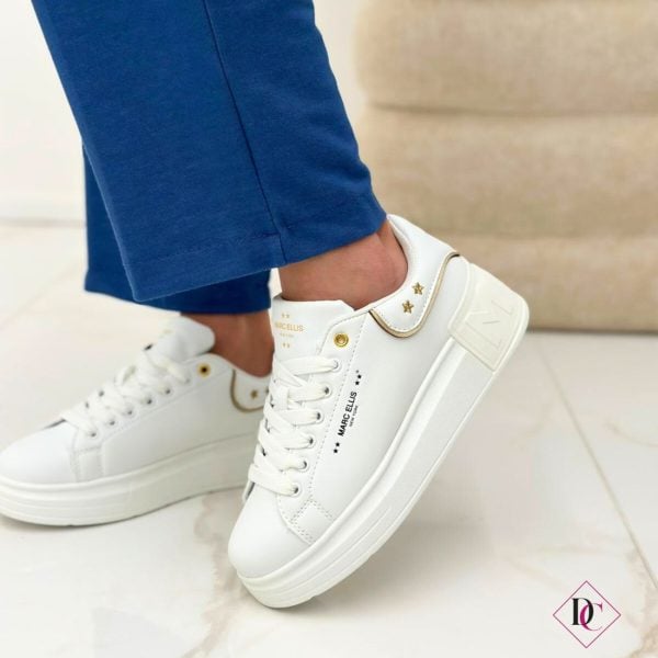 sneakers bianche con zeppa marc ellis de caro calzature (6)