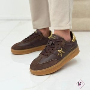 sneakers camoscio marrone marc ellis de caro calzature (4)