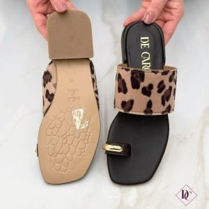 sandali bassi vera pelle leopardato testa di moro de caro calzature (6)