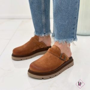 sandali bassi vera pelle sabot cuoio alta qualità de caro calzature (10)