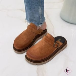 sandali bassi vera pelle sabot cuoio alta qualità de caro calzature (11)