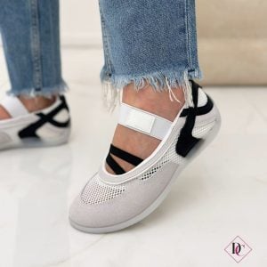 Ballerine sportive Janna sneakers aperte con elastici