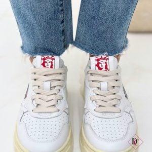 Sneakers Autry Liberty bianco pelle de caro calzature (3)