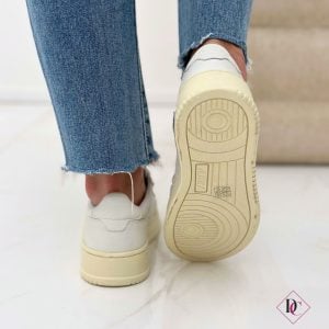 Sneakers Autry Reverse edizione limitata bianco pelle de caro calzature (6)