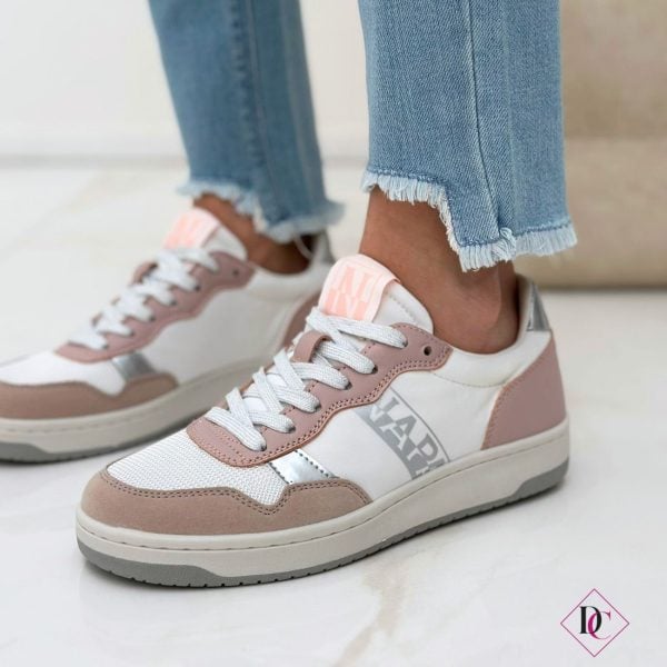 Sneakers Napapijri bianco rosa de caro calzature (4)
