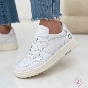 Sneakers D.A.T.E. Court Calf white vera pelle