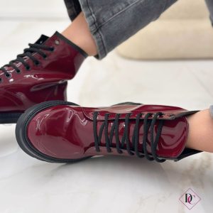 anfibi bordeaux impermeabili pelle abrasiva stivaletti de caro calzature (5)