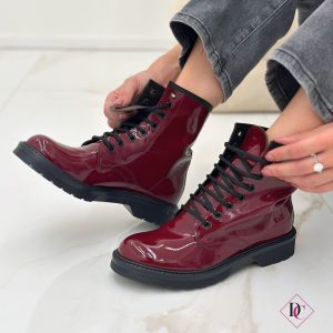 anfibi bordeaux impermeabili pelle abrasiva stivaletti de caro calzature (6)