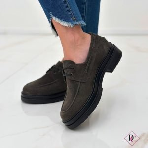mocassini barca camoscio grigio vera pelle made in italy de caro calzature (5)