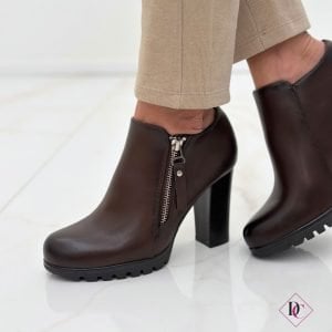 Tronchetto elegante Luma con tacco alto comodo e zip