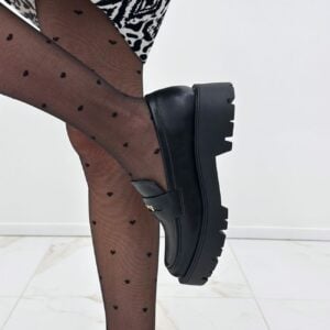 Mocassini Eveline casual chic con suola alta tacco comodo