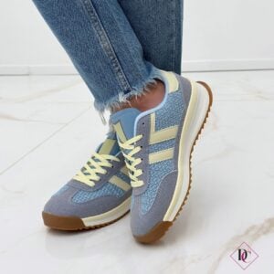 sneakers blu comode con zeppa leggera de caro calzature (3)